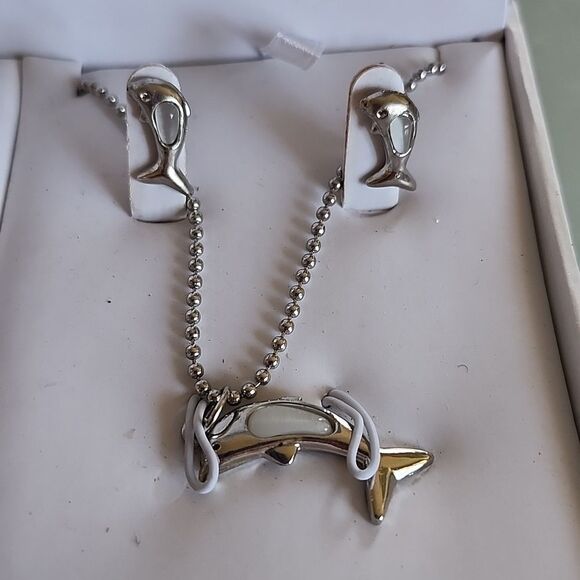 New, Watch, Bracelet, Necklace, And Earrings Set - Picture 2 of 5